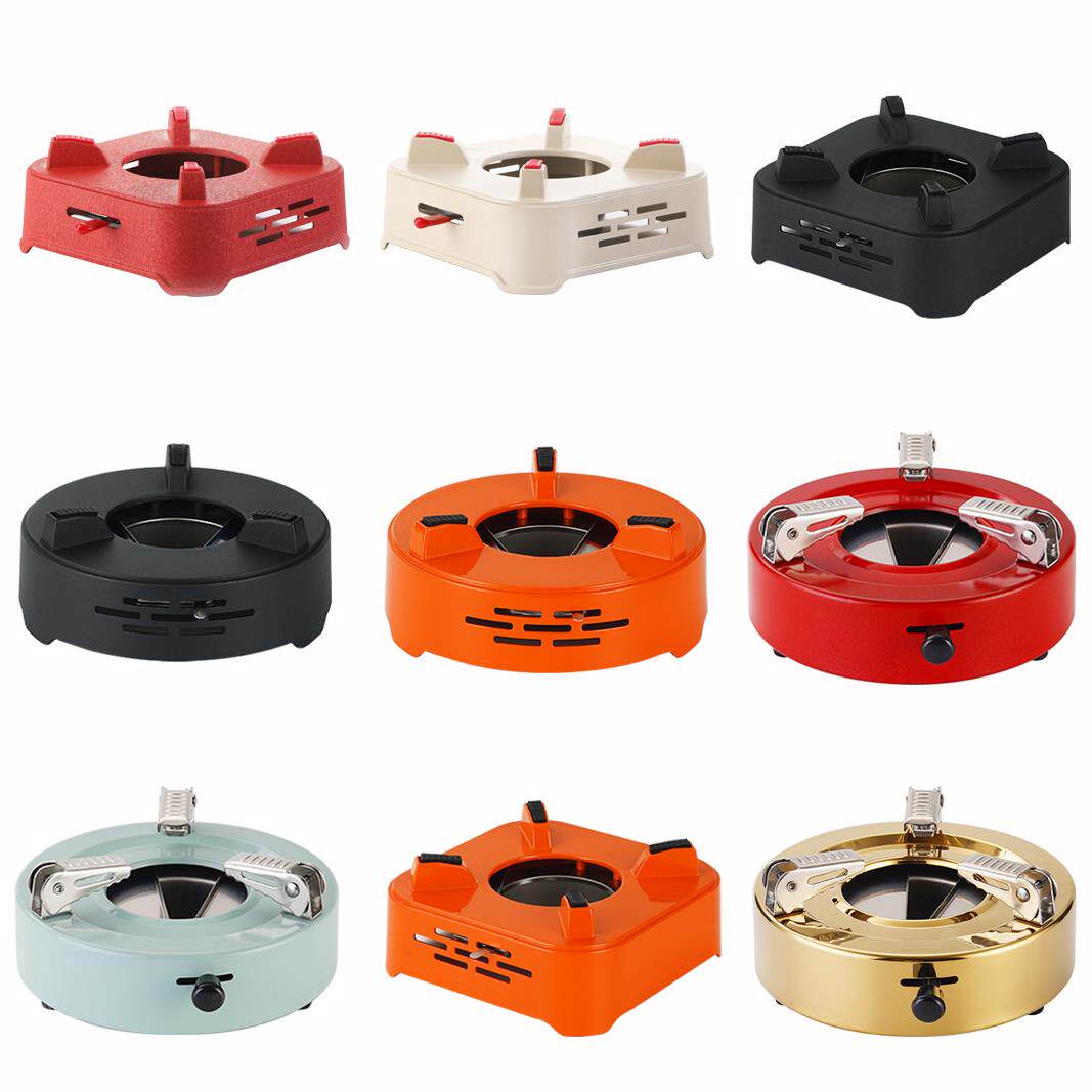 家用酒精炉底座可调节铝合金酒精锅饭店干锅炉防滑便携小火锅炉子