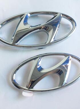 适用于现代IX25 IX35 IX45胜达中网标格越格锐领动朗动前后车标