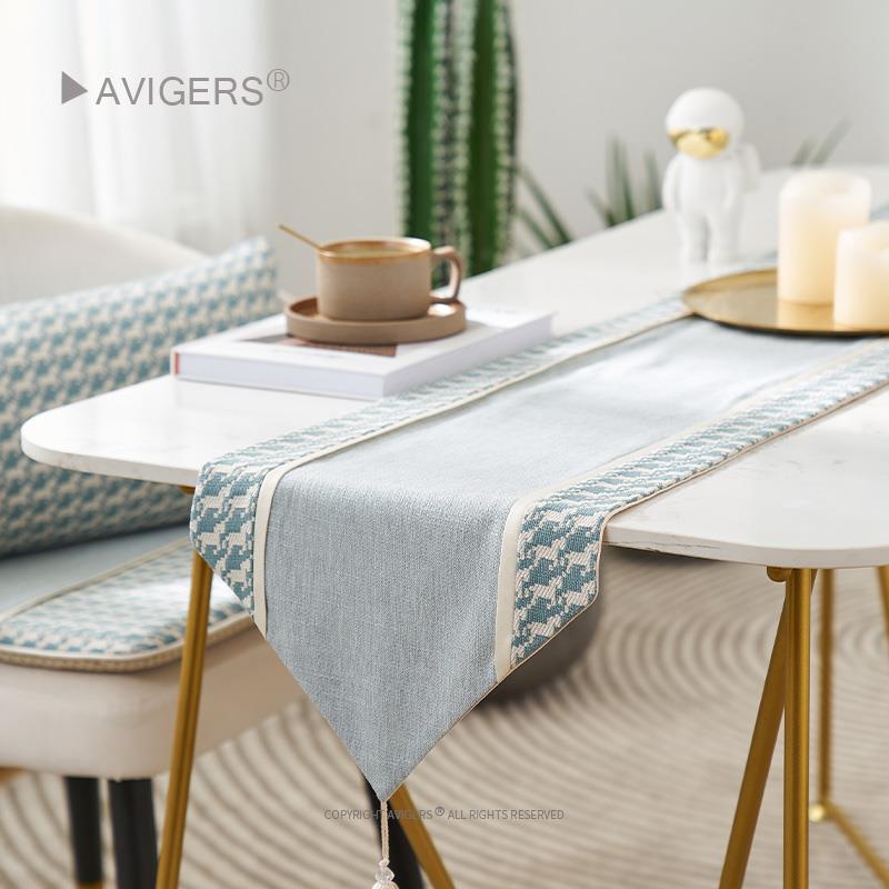 桌旗现代简约茶桌垫布茶台布艺长条大板茶桌桌布茶几装饰布条