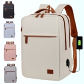 电脑包女15.6寸双肩包大容量轻便休闲背包学生书包男旅游包相机包