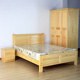 全实木床 定制小小 单人双人床1.21.51.8米 松木床 温馨之家家具