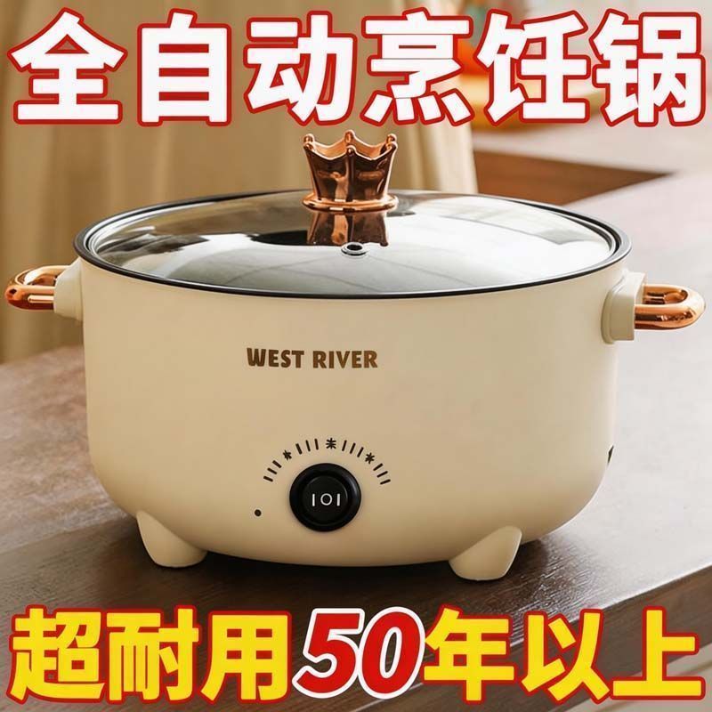 德国电煮锅学生宿舍锅多功能家用电锅煮面迷你电饭煲不粘小电煮锅