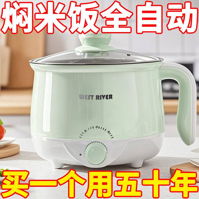 德国电煮锅家用学生宿舍锅多功能小型一体蒸笼煮饭炒菜电热火锅