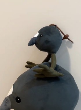 澳洲紫水鸡抽象鸟偶丑萌玩偶抽象毛绒玩具钥匙扣送奇葩生物挂件女
