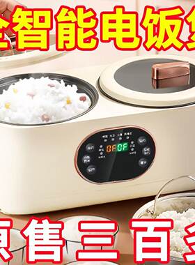 德国智能预约双胆电饭煲家用多功能煲汤低糖不粘1-2-3人电饭锅