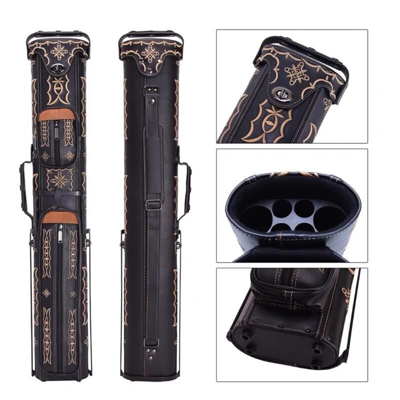 台球杆桶6孔九球杆桶8孔台球杆筒2分1台球杆杆筒T8孔台球杆桶杆