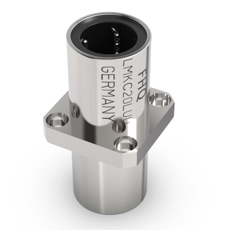 国产精密线型LMKC8LUU加长方法兰在中间直线运动轴承 尺寸8*15*45