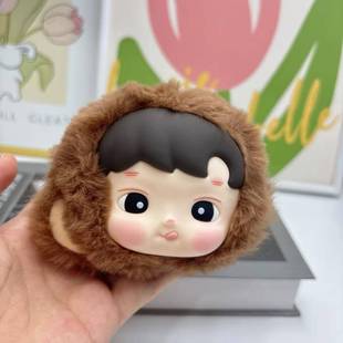 新品小猴子钥匙扣HACIPUPU星座系列-搪胶毛绒盲盒玩具挂件生日公
