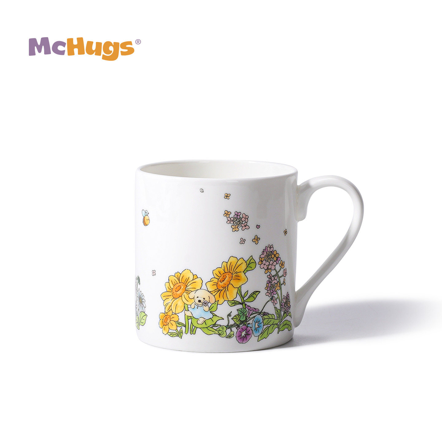 McHugs马克杯骨瓷杯生日礼物情侣纪念杯陶瓷牛奶杯家用办公室茶杯