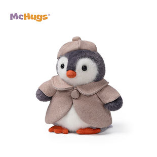 McHugs英伦斗篷企鹅冰冰毛绒玩偶玩具公仔安抚娃娃情侣生日礼物女