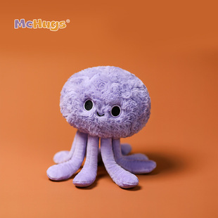McHugs露露水母玩偶睡觉抱毛绒玩具摆件娃娃生日礼物公仔