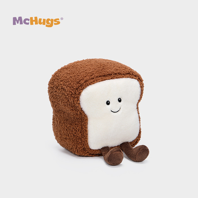 McHugs松软吐司毛绒玩具安抚玩偶睡觉抱娃娃情侣公仔生日礼物