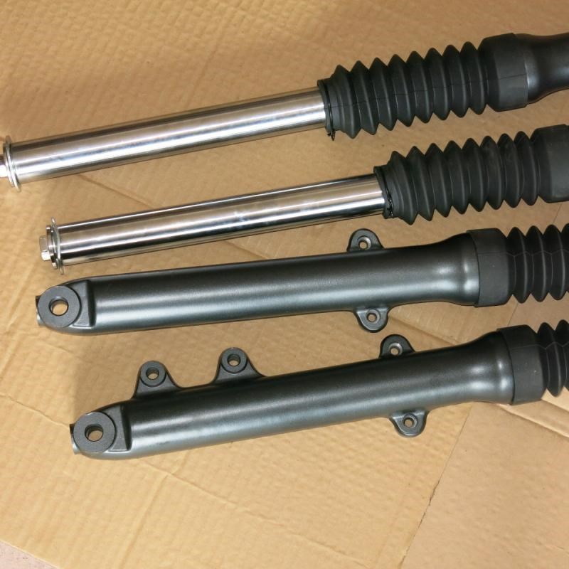 适用轻骑铃木悍骏GR150前减震QS15F0-5碟刹鼓刹前叉摩托车避震器