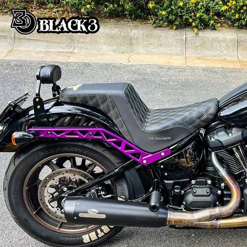 Black3适用于哈雷软尾街霸v路威S后泥瓦支架clubstyle机械臂副车
