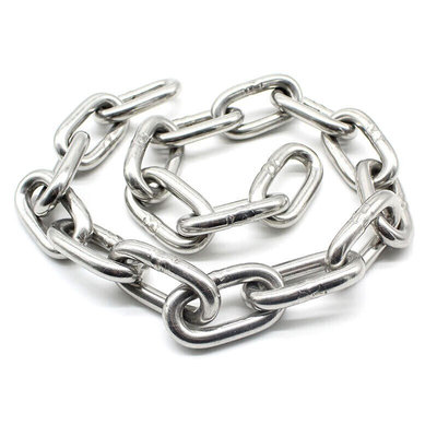 链条304不锈钢链条铁链条护栏秋千铁链长环铁链子起重链5mm粗2m2