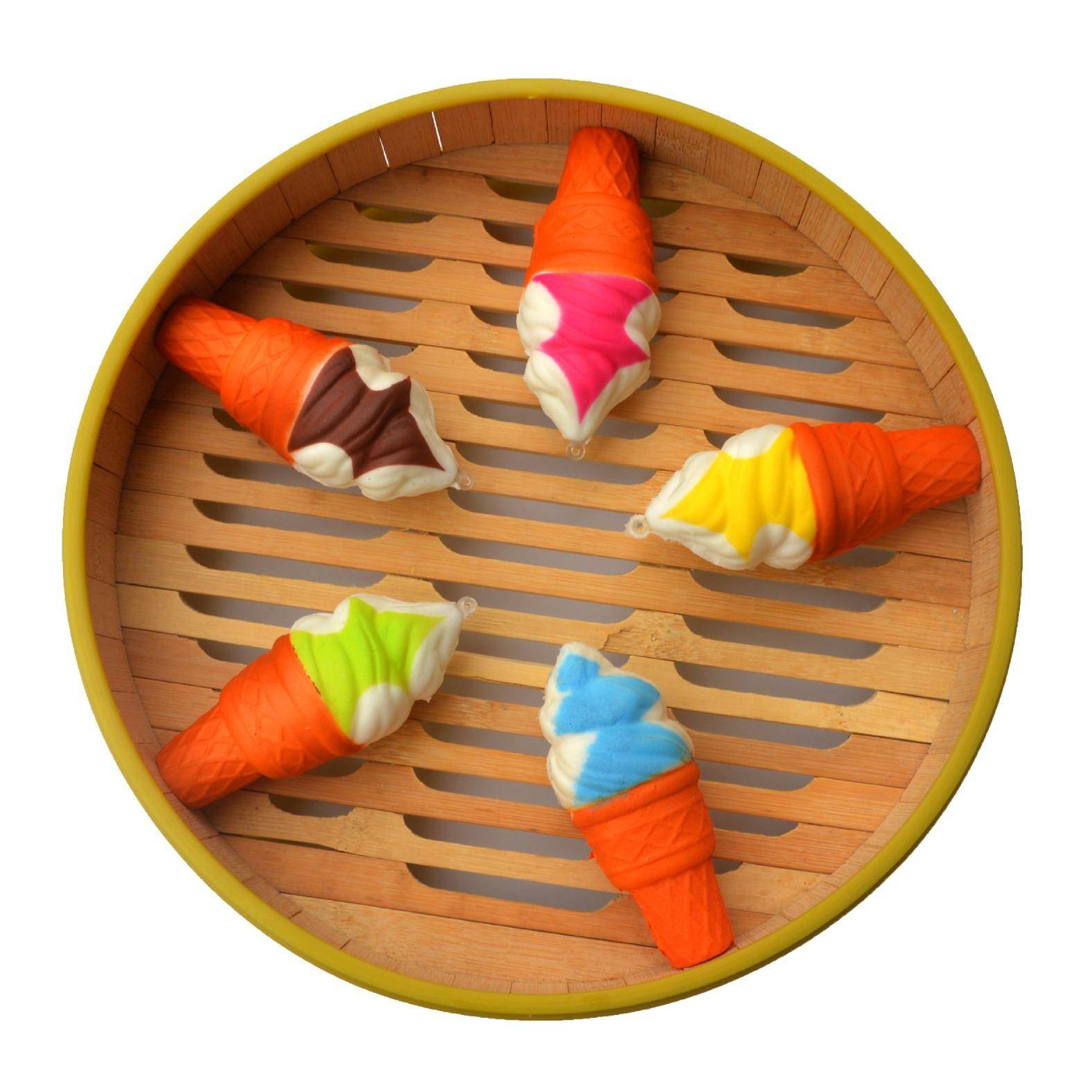 仿真小冰淇淋火炬食物模型包包挂件甜筒智益过家家玩具