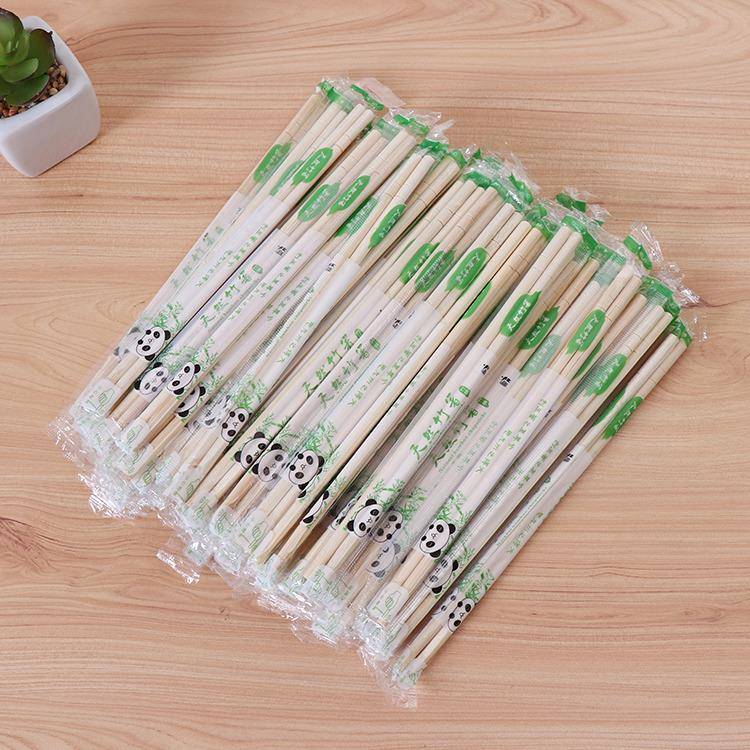 一次性竹筷双快餐烧烤外卖一打包店独商用立包装次性筷子