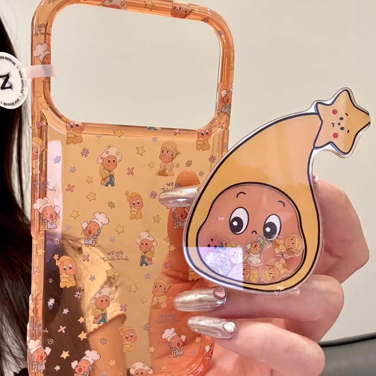 透橙底厨师星星宝宝适用iPhone17ProMax手机壳16苹果15防摔软男女