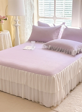 床裙冰感乳胶席三件套可机洗/手洗乳胶凉席天然乳胶凉席