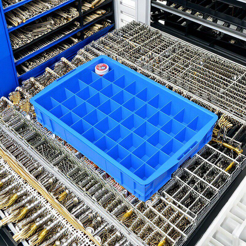 590*380*110收纳盒4格8格10格45格60格零件盒五金配件螺丝周转箱
