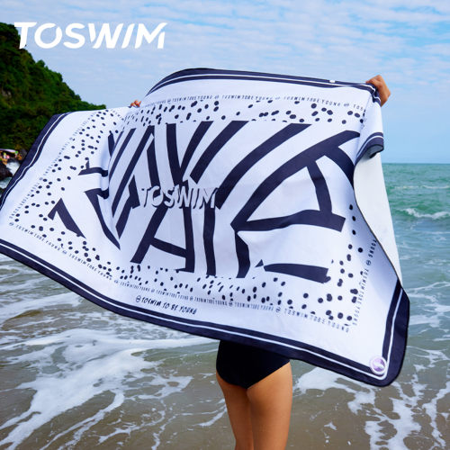toswim游泳浴巾女速干毛巾便携