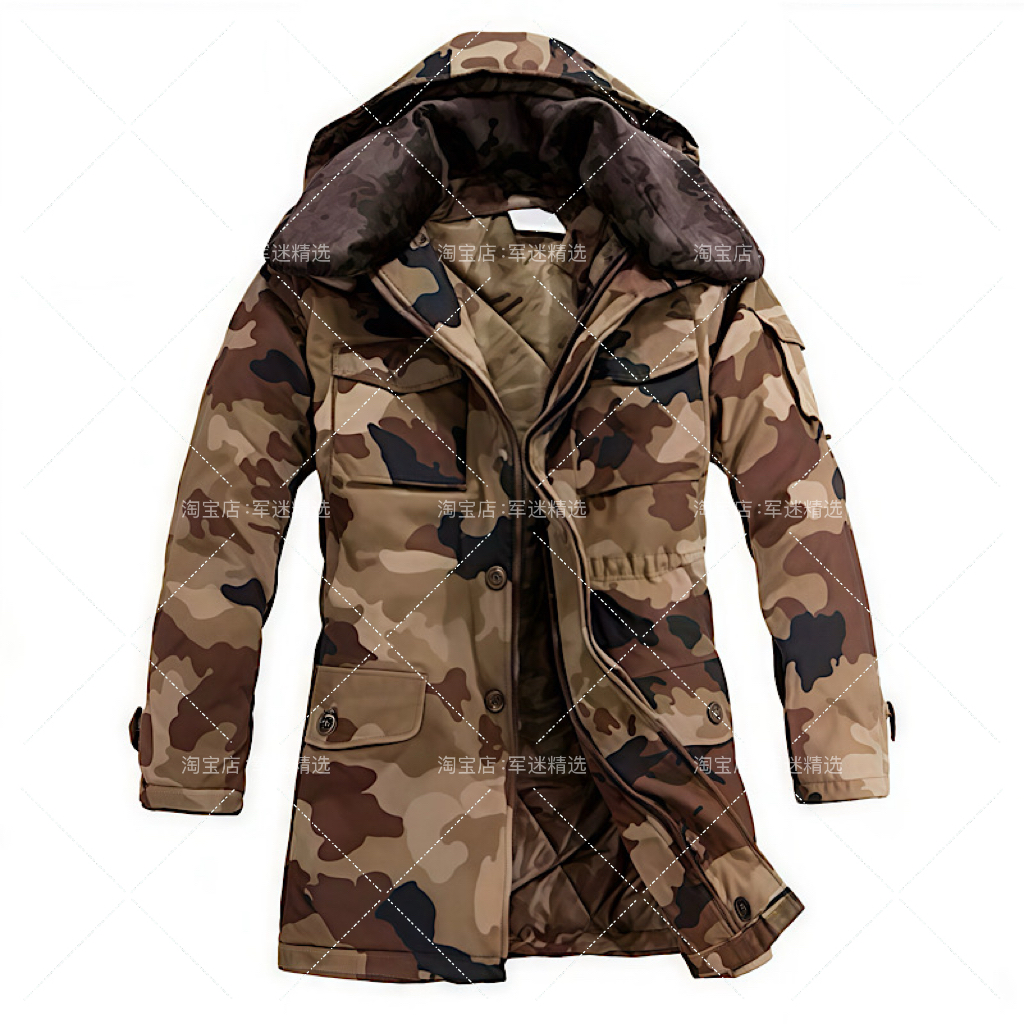 军大衣经典迷彩棉大衣