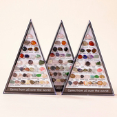 天然水晶矿物标本迷你紫水晶原石宝石玛瑙水晶工艺品矿标盒