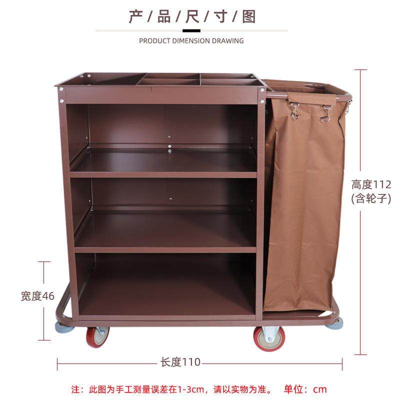 酒店客房布草车不锈钢房口车单边保洁手推清洁车布草回收车静音轮,商业/办公家具,客房服务车/布草车,淘宝优惠券,粉丝福利购,淘宝优惠卷