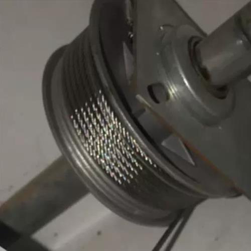 电动遥控翻板卷帘车库门钢丝绳导向轮配件滑晾衣架吊轮不锈钢丝绳