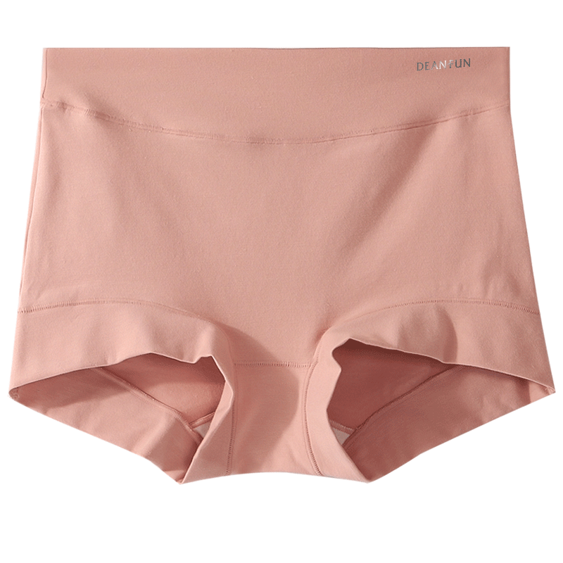 蝶安芬女士内裤100%纯棉抗菌裆高腰收腹包臀大码小平角四角短裤衩