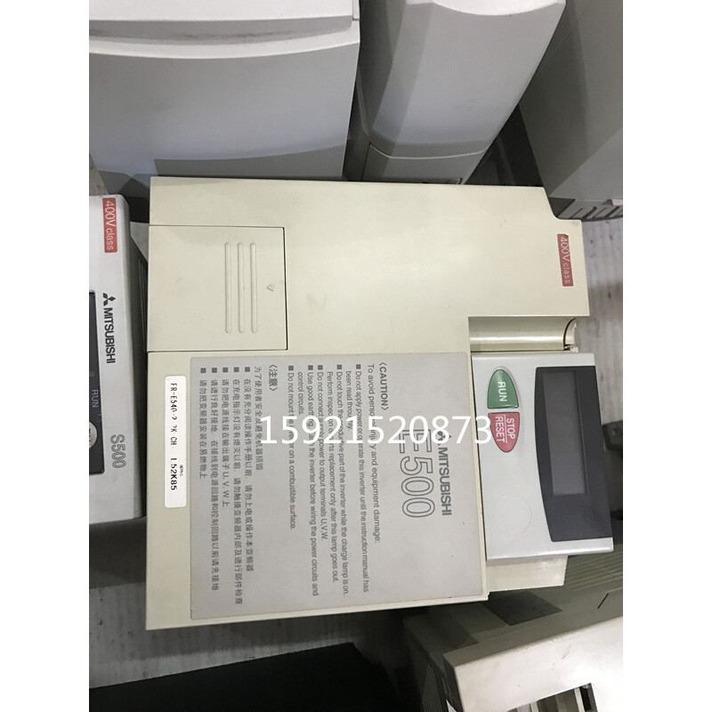 E500变频器FR-E540-2.2K-CH FR-E540-2.2K-CHT 2.2KW 380V测试好