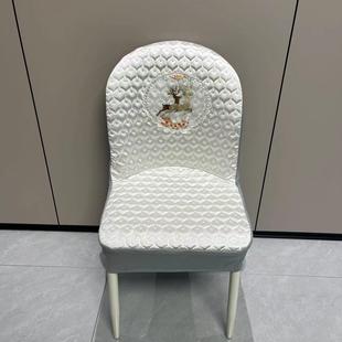 通用 北欧弧形椅子套罩全包防滑家用凳子套罩轻餐椅套四季