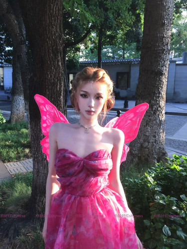 你脸好红shyness-小花仙-万圣节蝴蝶cos服