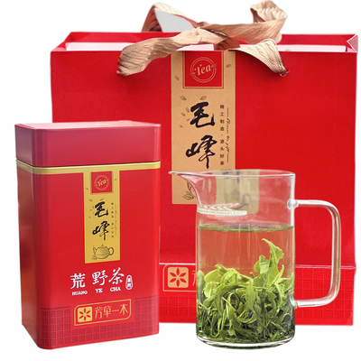 黄山绿茶毛峰茶叶2025新茶100克