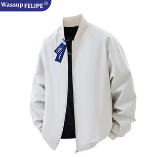 WASSUP FELIPE美式夹克春秋衣服休闲情侣棒球服外套可团购定制