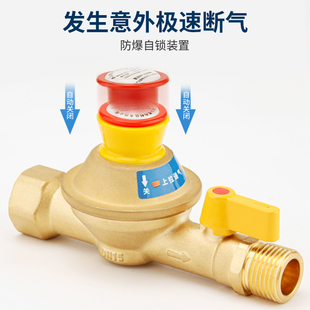 燃气自闭阀家用天然气管道安全自闭阀天燃气安全阀自动切断阀
