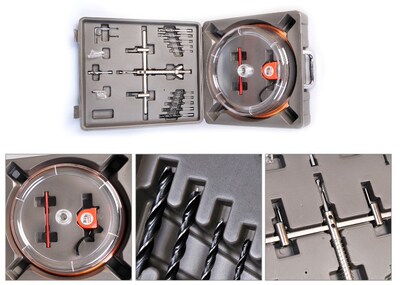 woodworkifng Multi Use Variable size Hole cutting set Adjust