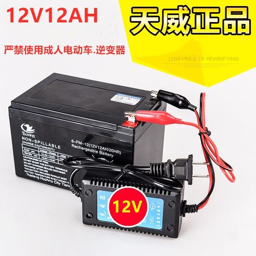 12V12ah蓄电池夜市摆地摊灯led灯管照明安防12伏电动喷雾器电瓶