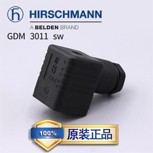 赫斯曼接头插头Hirschmann插座GDM sw电液控制电磁阀A型连接 3011