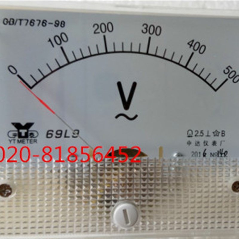 交流电压表69L9-500V 69L9-V