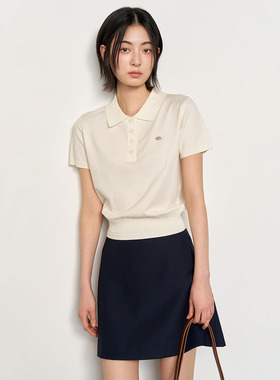 【现】General idea 25春essential莱赛尔微收腰设计polo短袖5513