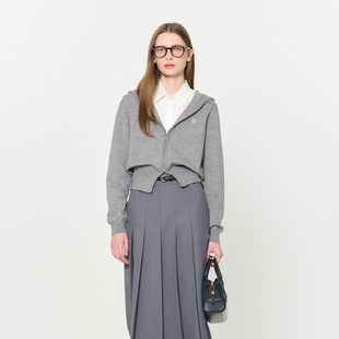 【现】General idea 韩国ins风慵懒显瘦百搭休闲运动连帽短外套女