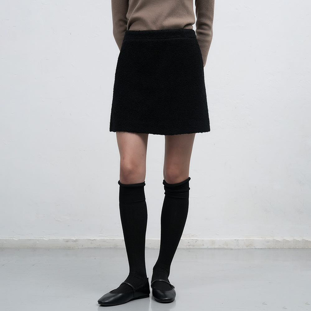 【预】GENERAL IDEA BY BUMSUK女士黑色圈圈迷你裙6506