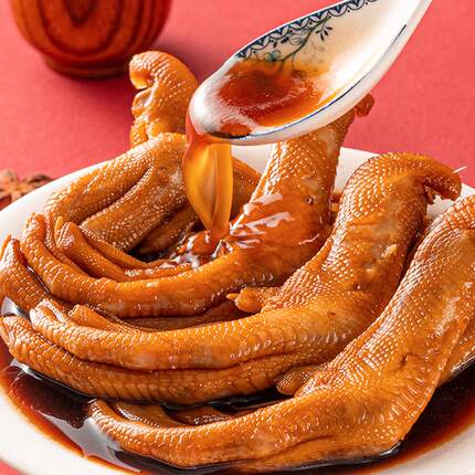 潮伯伯醋泡鸭爪零食休闲小吃食品鸭掌小包装办公室解馋零食