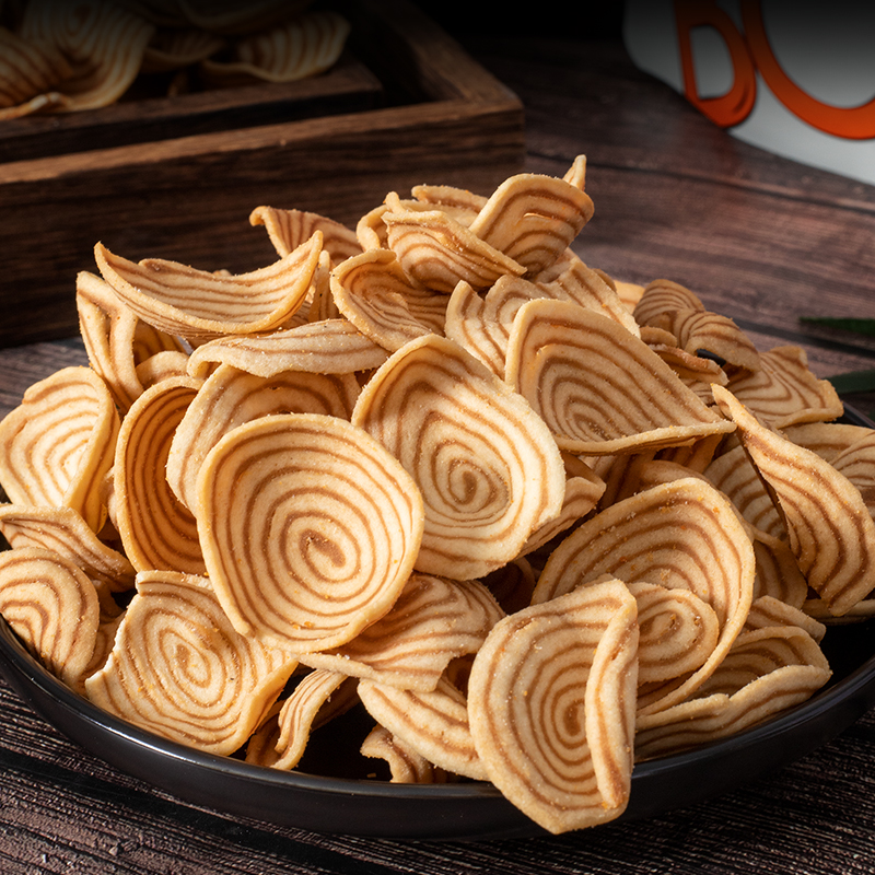 潮伯伯片片脆零食猫耳朵