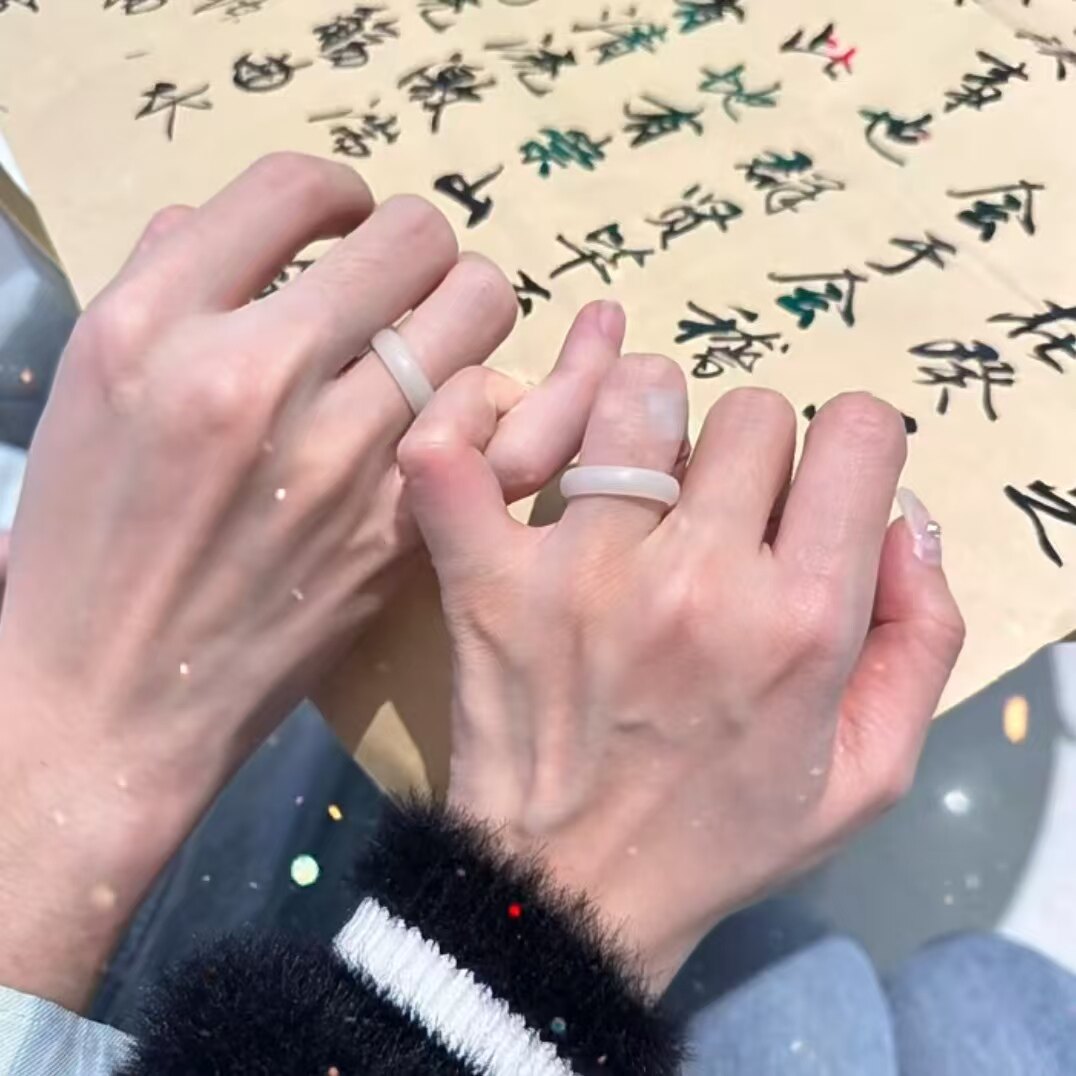 菩提戒指自己打磨手工diy材料包图片