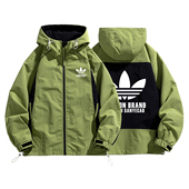 兰瑟姆三叶草2025秋冬季 新款 户外运动冲锋衣外套男女夹克休闲风衣