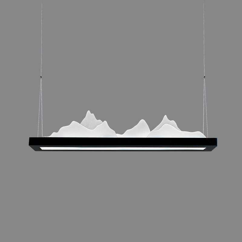 禅意现代新中式意境山水灯艺术装饰中国风餐厅客厅茶室书房吧台灯