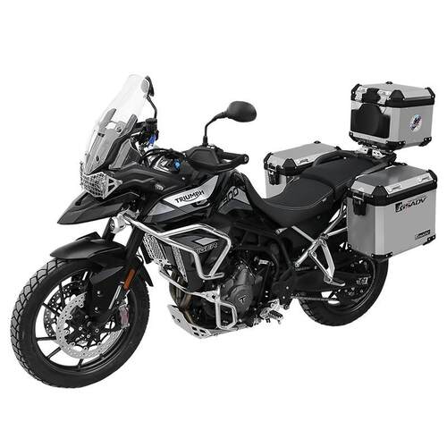 GSADV适用凯旋Tiger900Tiger850三箱边箱尾箱铝合金护杠底板改装