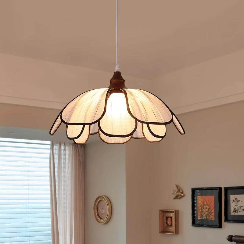 中古风餐厅吊灯创意花瓣灯全光谱护眼布艺灯具书房灯温馨吧台吊灯,玩具/童车/益智/积木/模型,其它,淘宝优惠券,粉丝福利购,淘宝优惠卷